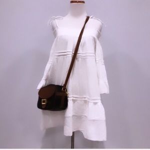 White beach cover up | Romeo +Juliet